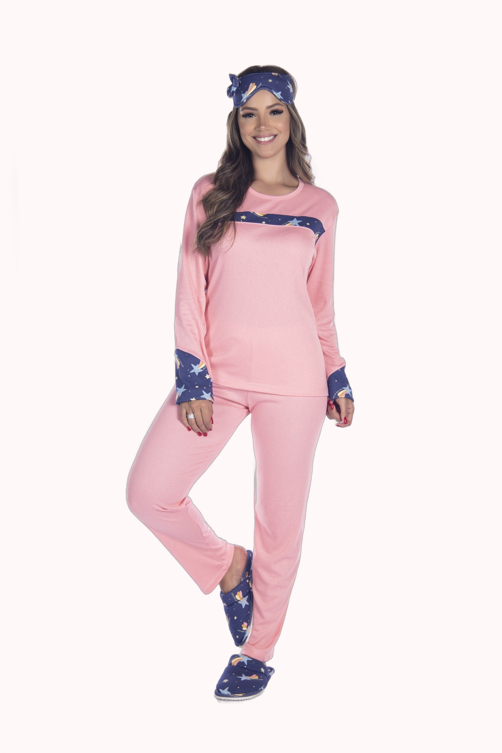 Pijama Longo Feminino Peluciado – Doce Malícia