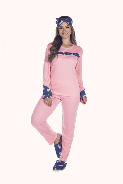 Pijama Longo Feminino Peluciado – Doce Malícia