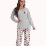 Pijama Mescla Canelado – Doce Malícia