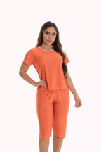Pijama pescador em poá – Doce Malícia