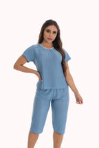 Pijama pescador em poá – Doce Malícia