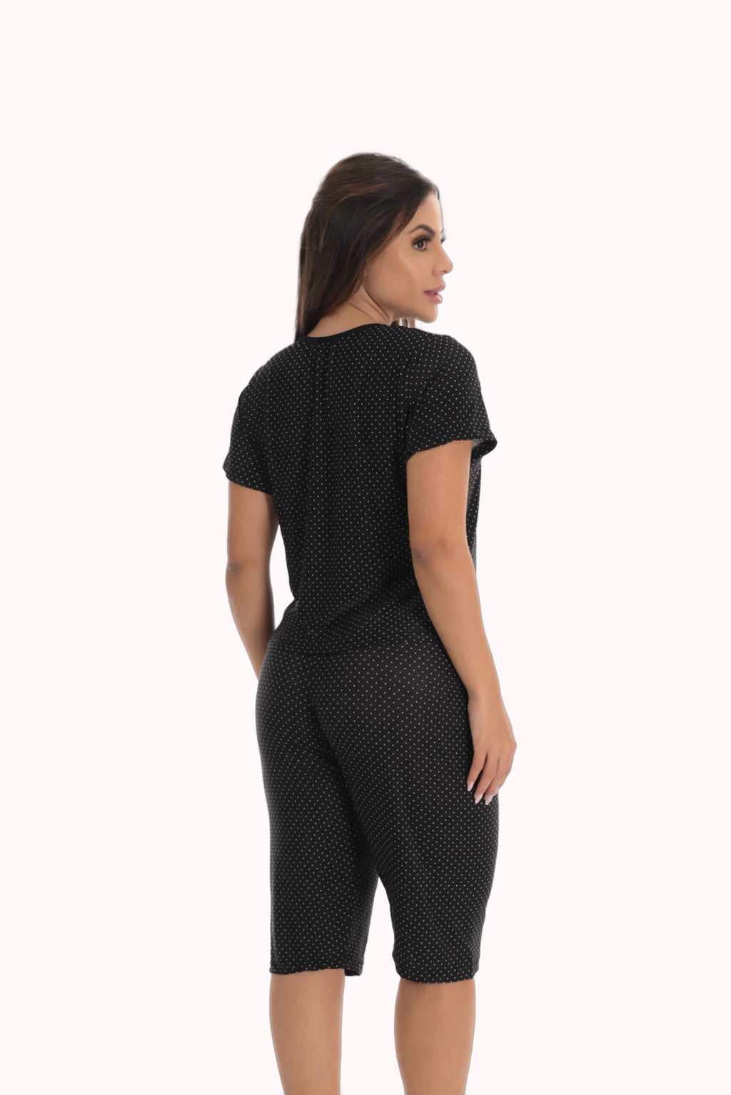 Pijama pescador em poá – Doce Malícia