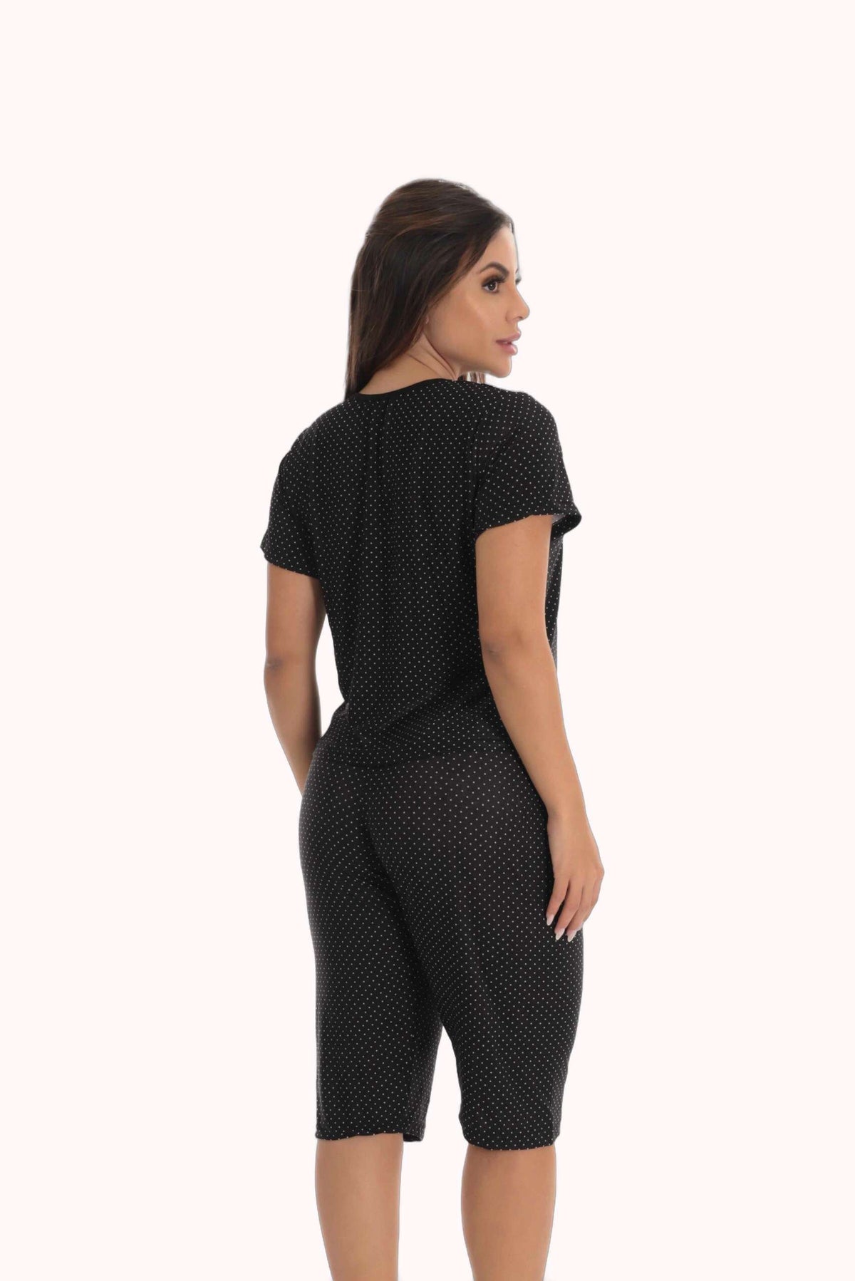 Pijama pescador em poá – Doce Malícia