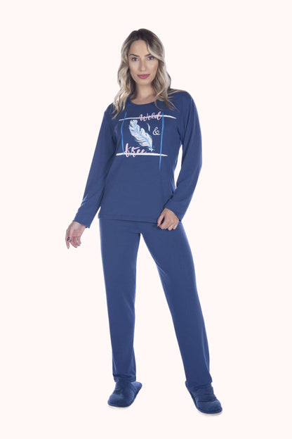 Pijama Suede Liso – Doce Malícia