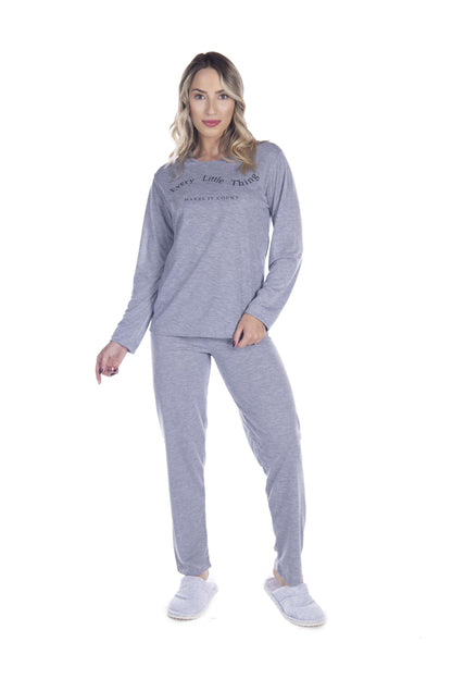 Pijama Suede Liso em azul-Marinho – Doce Malícia