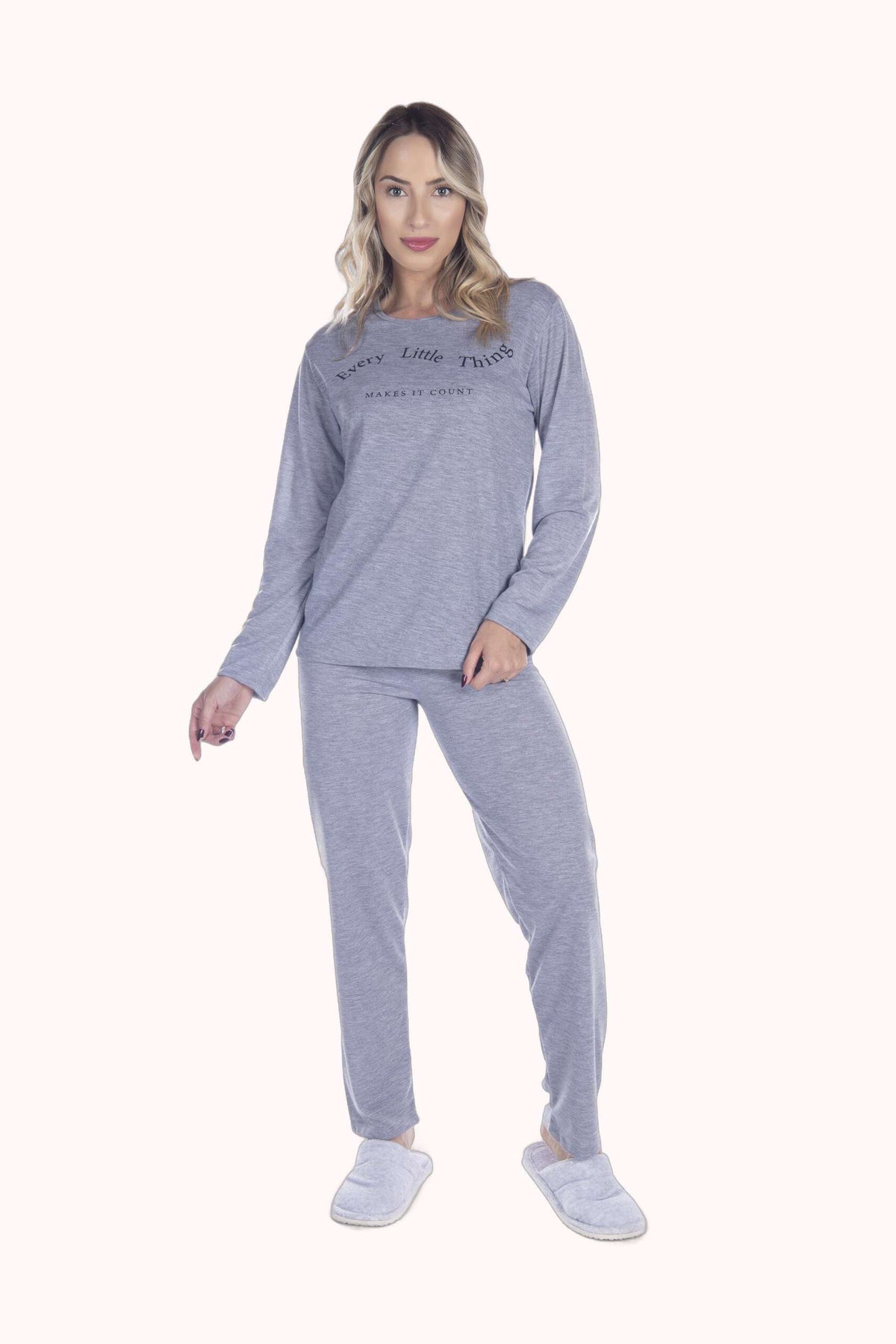 Pijama Suede Liso – Doce Malícia