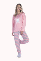 Pijama Suede Listrado – Doce Malícia