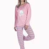 Pijama Suede Listrado – Doce Malícia