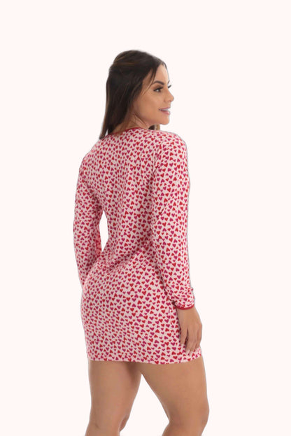 Pijama Vestido Estampado – Doce Malícia
