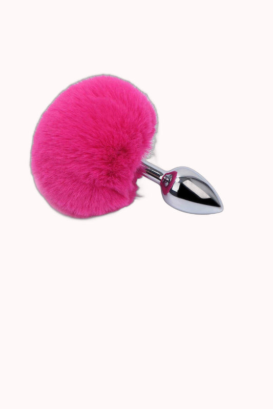Plug Anal de Aço com Pelúcia – Doce Malícia