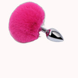 Plug Anal de Aço com Pelúcia – Doce Malícia