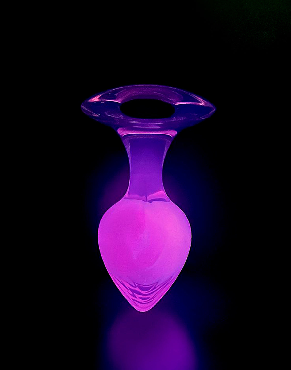 Plug Anal em Silicone Fluorescente em rosa pink – Doce Malícia