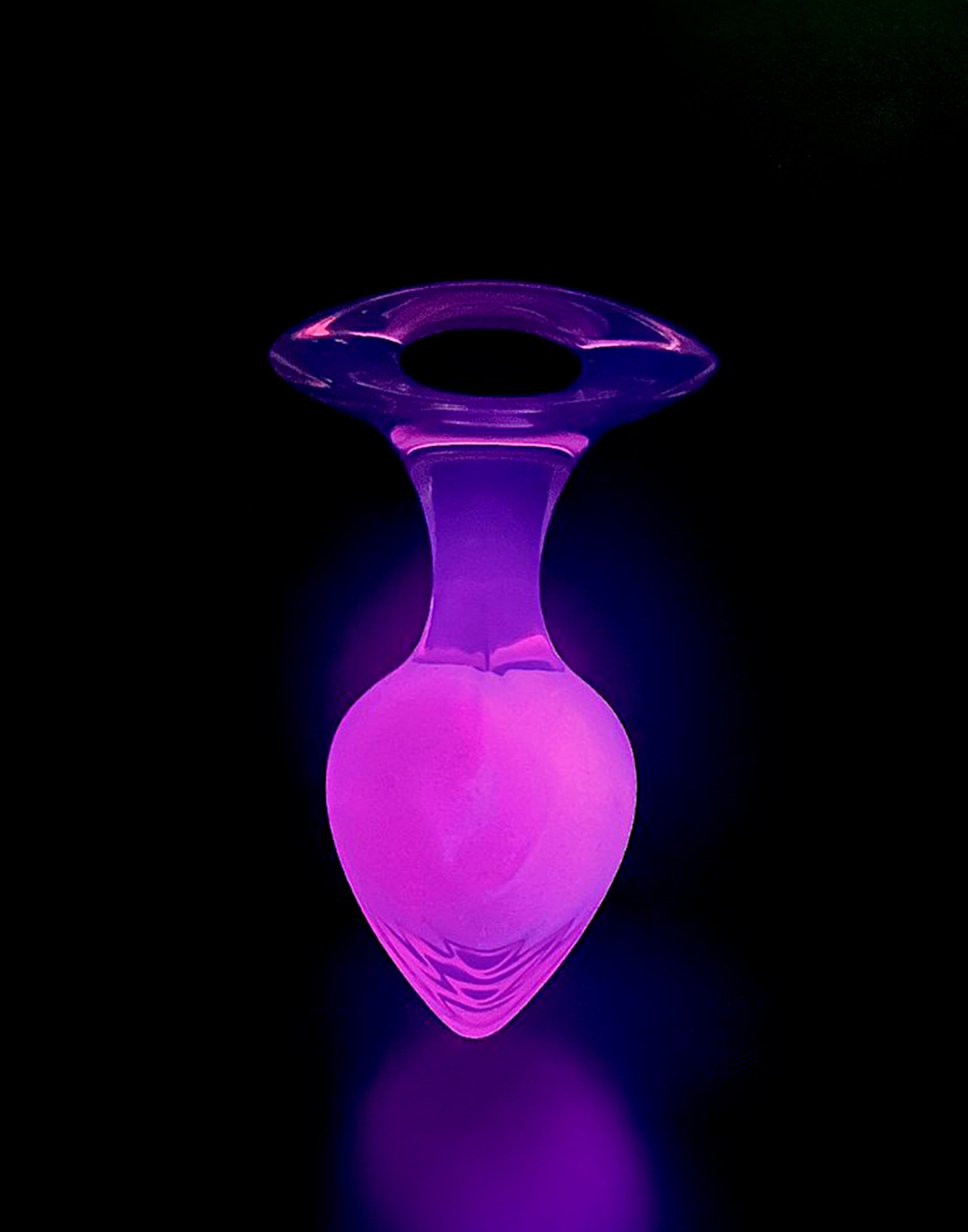 Plug Anal em Silicone Fluorescente em rosa pink – Doce Malícia