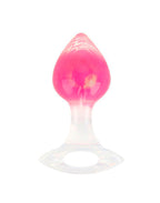 Plug Anal em Silicone Fluorescente em rosa pink – Doce Malícia