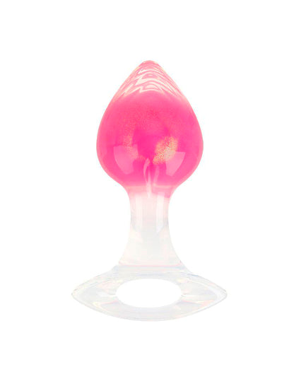 Plug Anal em Silicone Fluorescente em rosa pink – Doce Malícia