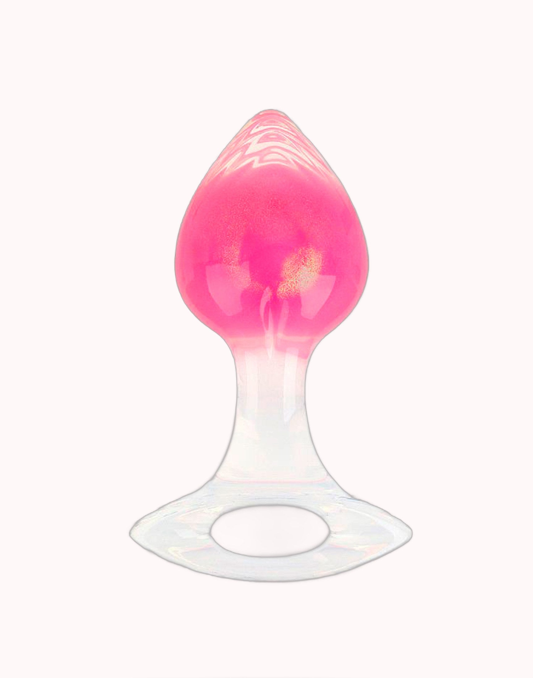 Plug Anal em Silicone Fluorescente Tamanho M – 9,6 x 3,9 – Doce Malícia
