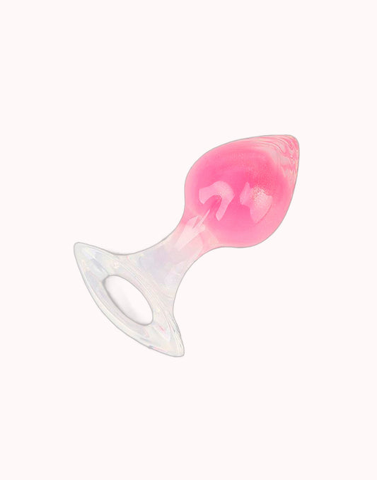 Plug Anal em Silicone Fluorescente Tamanho M – 9,6 x 3,9 – Doce Malícia