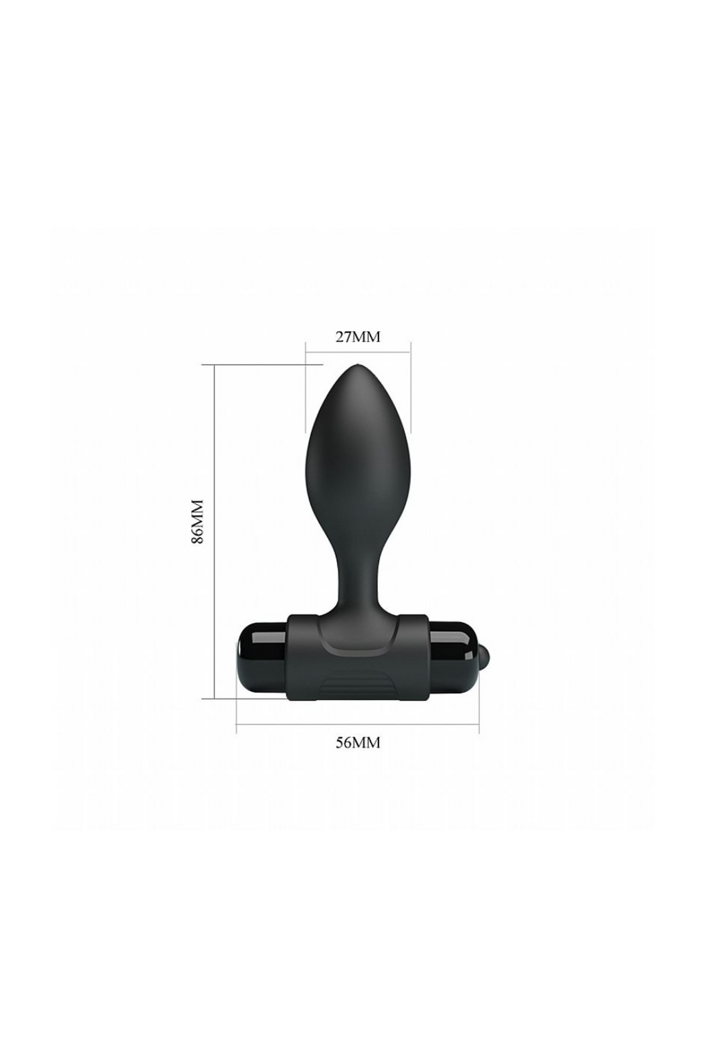 Plug Anal Butt Plug em Preto – Doce Malícia