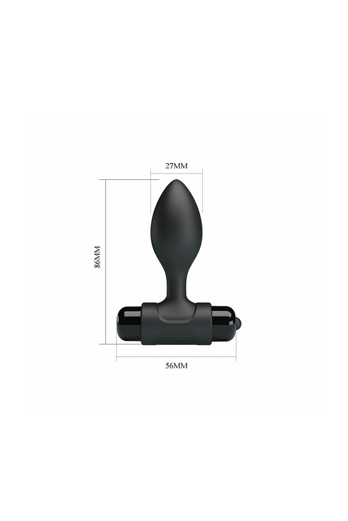 Plug Anal Butt Plug em Preto – Doce Malícia
