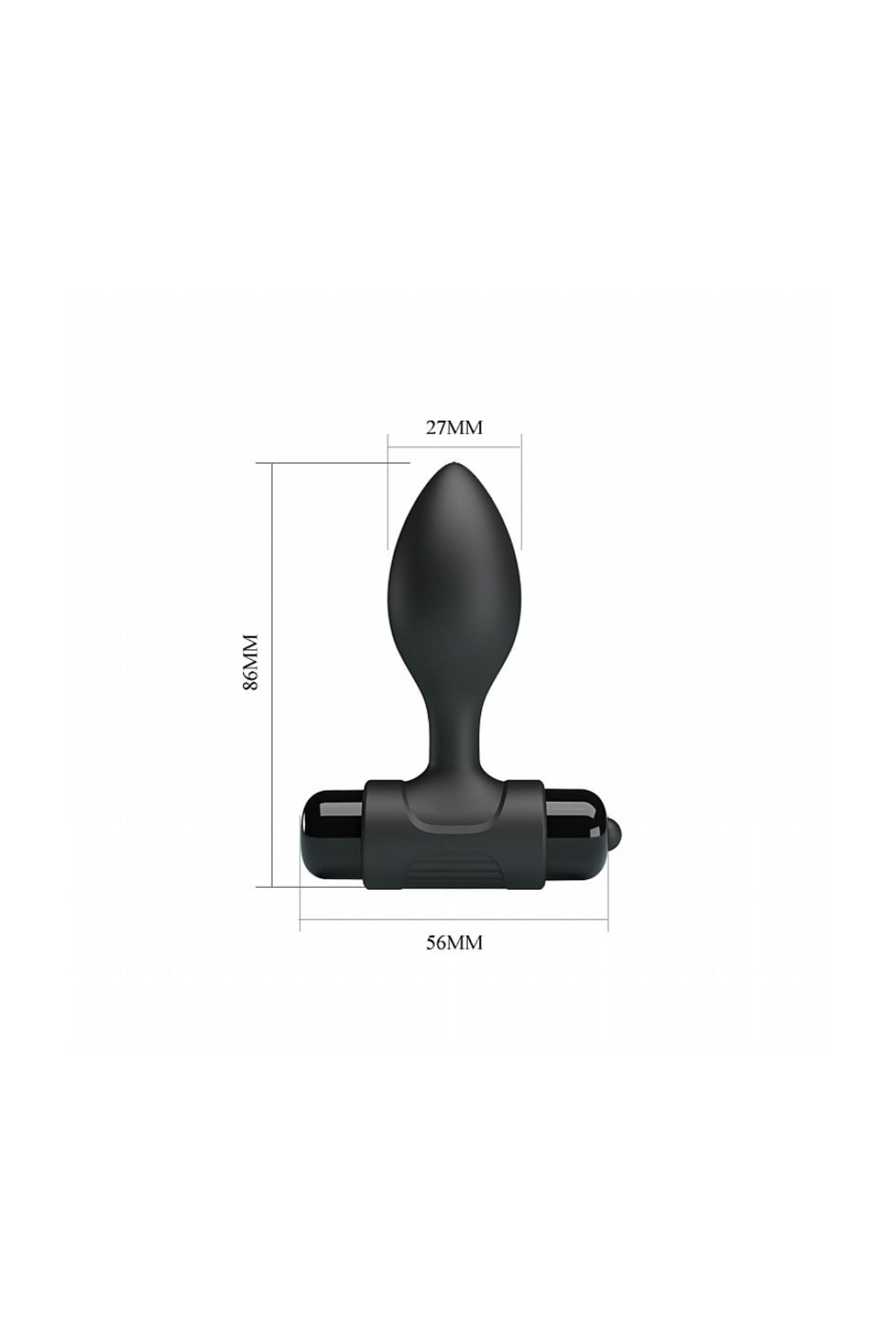Plug Anal Butt Plug em Preto – Doce Malícia