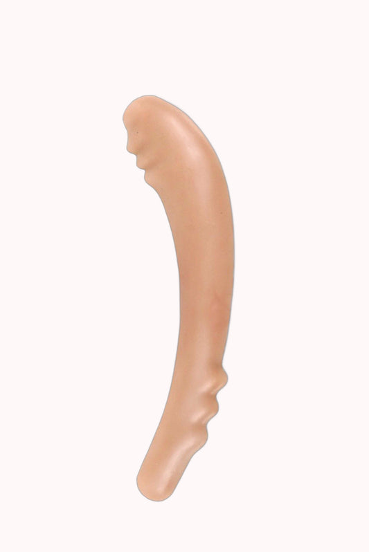 Plug Anal Desejo Com Saliências – Natural 18,5 X 3CM – Doce Malícia