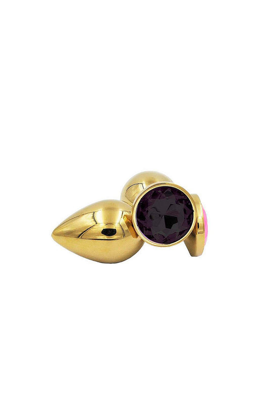 Plug Anal de Aço Dourado em Quantidade – Doce Malícia