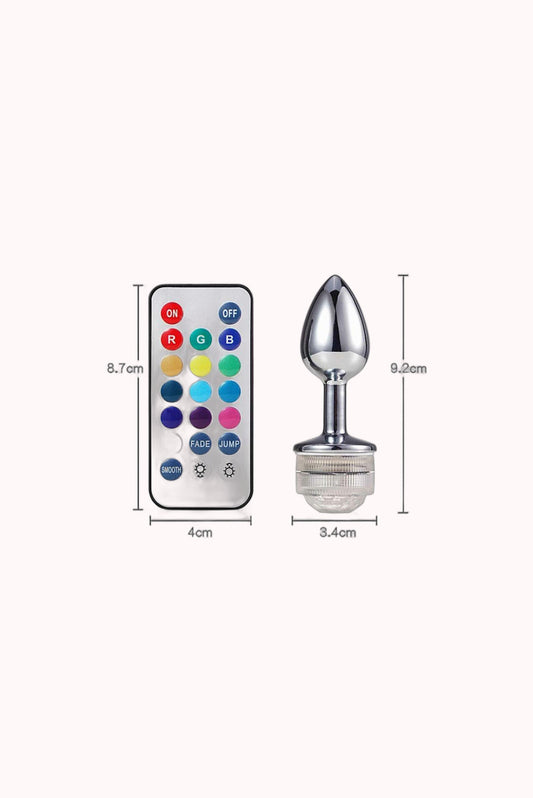 Plug Anal de Led com 13 Cores – Doce Malícia