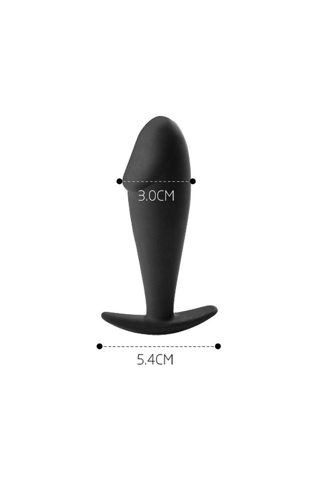 Plug Anal em Silicone com Glande em Quantidade – Doce Malícia