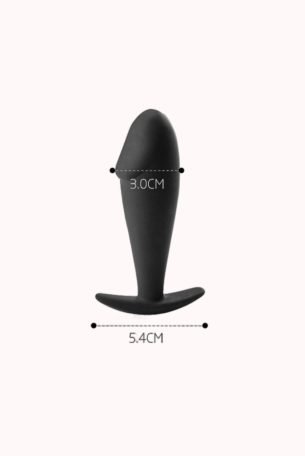 Plug Anal em Silicone com Glande – Doce Malícia