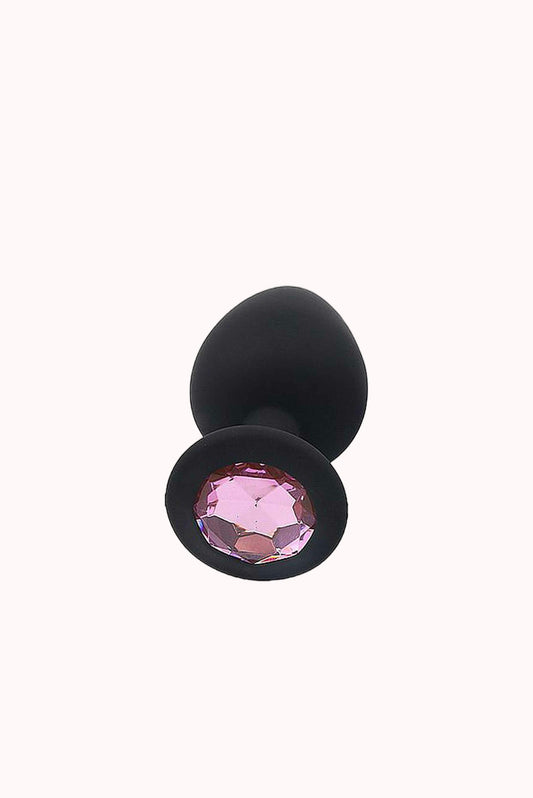 Plug Anal de Silicone com Joia – Doce Malícia