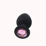 Plug Anal de Silicone com Joia – Doce Malícia