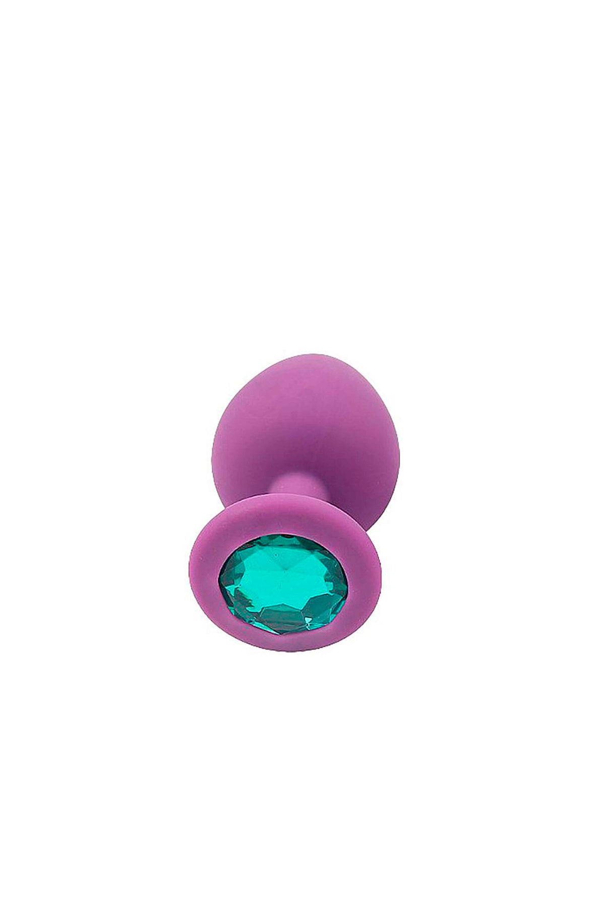 Plug Anal de Silicone com Joia em Vermelho – Doce Malícia