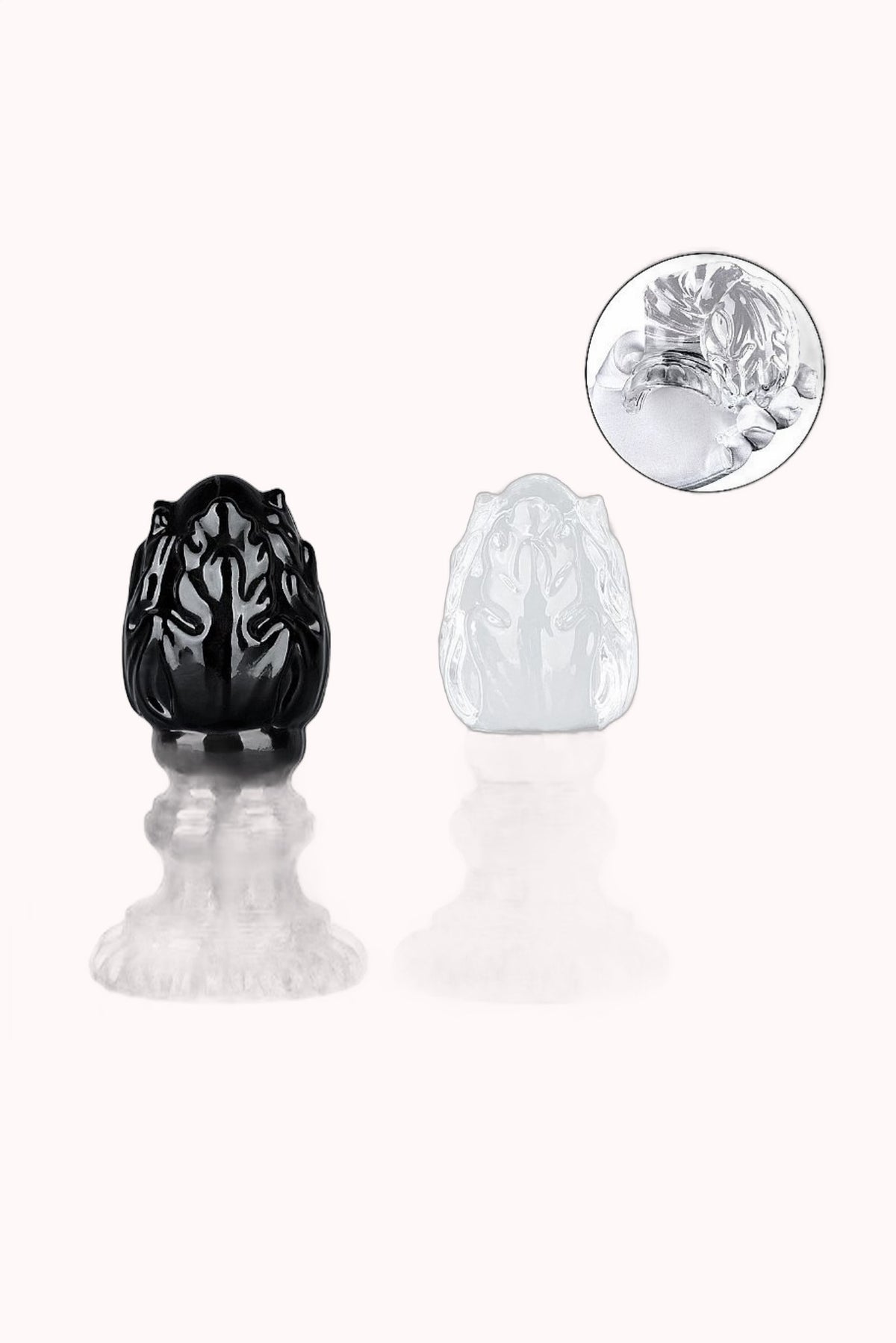 Plug Anal em Silicone c/ Textura – 10,5×4,0cm – Doce Malícia