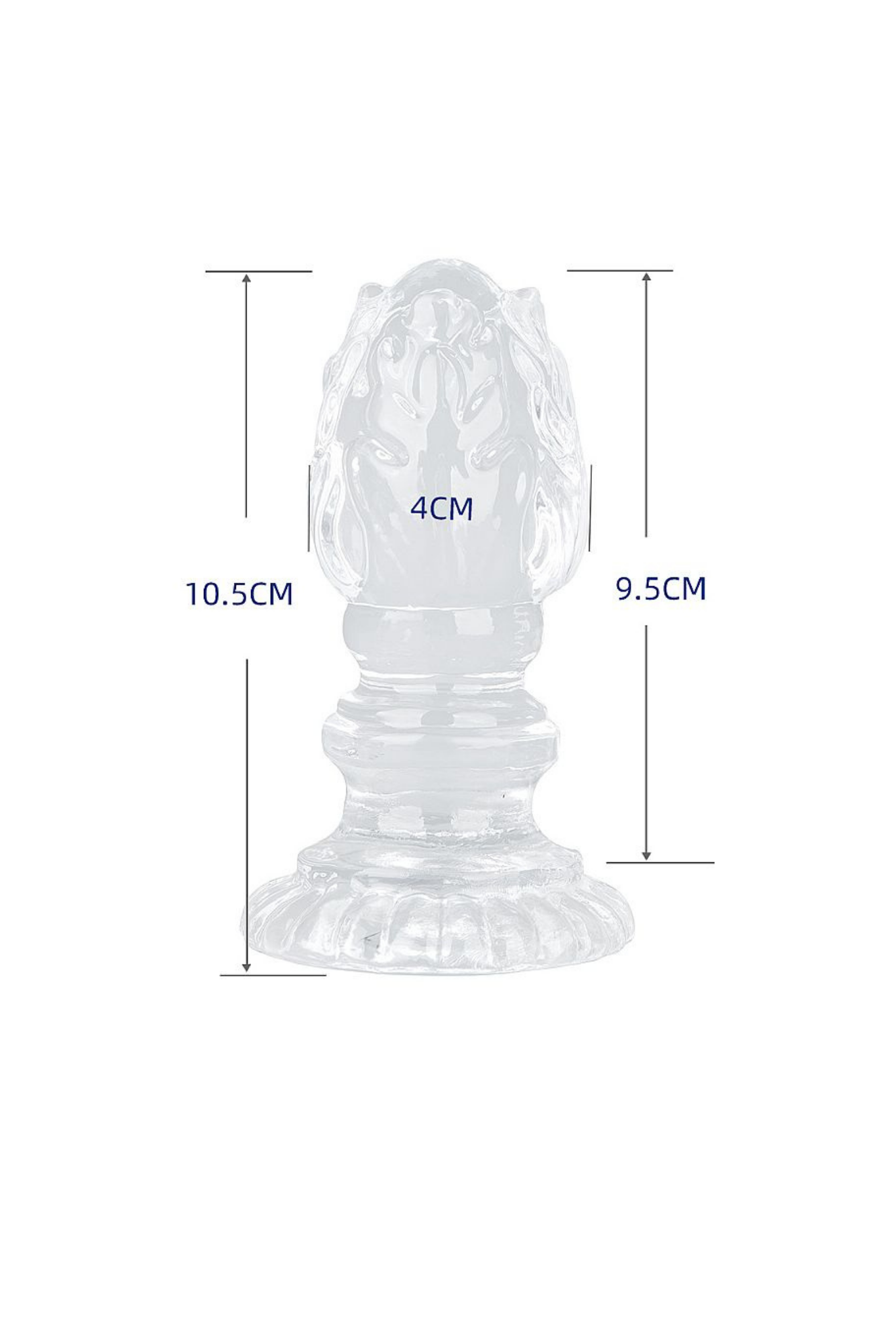 Plug Anal em Silicone c/ em Preto – Doce Malícia