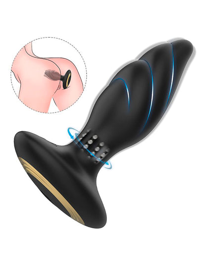 Plug Anal de Silicone com em Preto – Doce Malícia