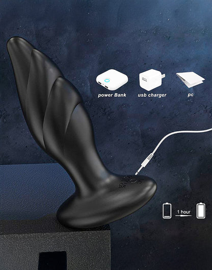Plug Anal de Silicone com em Preto – Doce Malícia