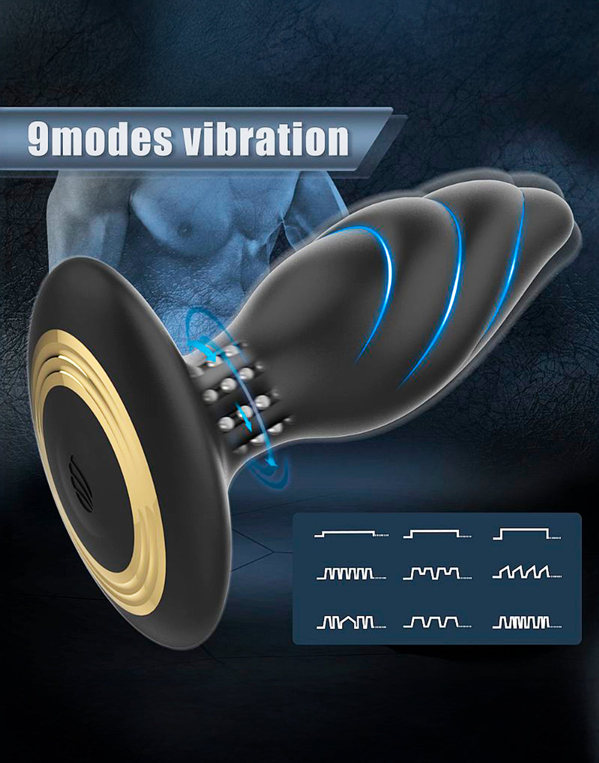 Plug Anal de Silicone com em Preto – Doce Malícia
