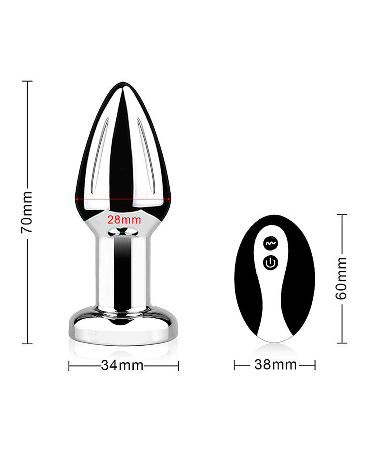 Plug Anal em Aço com em Quantidade – Doce Malícia