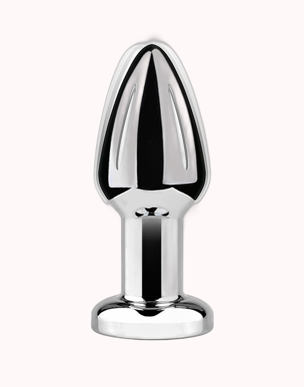 Plug Anal em Aço com Vibro / Led Colorido e Controle Remoto – Tamanho P – Doce Malícia