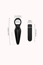 Plug Anal Dada c/ Capsula Vibratória – S – Doce Malícia