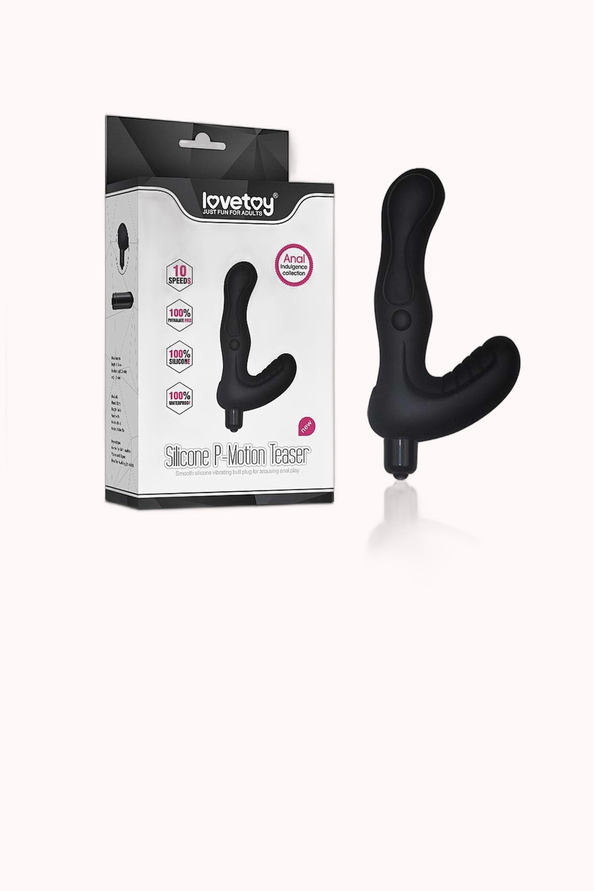 Plug Estimulador de Próstata com Vibro – 10 Modos – Doce Malícia