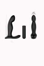 Plug Estimulador de Próstata com Vibrador – 9 Modos de Vibração – Doce Malícia