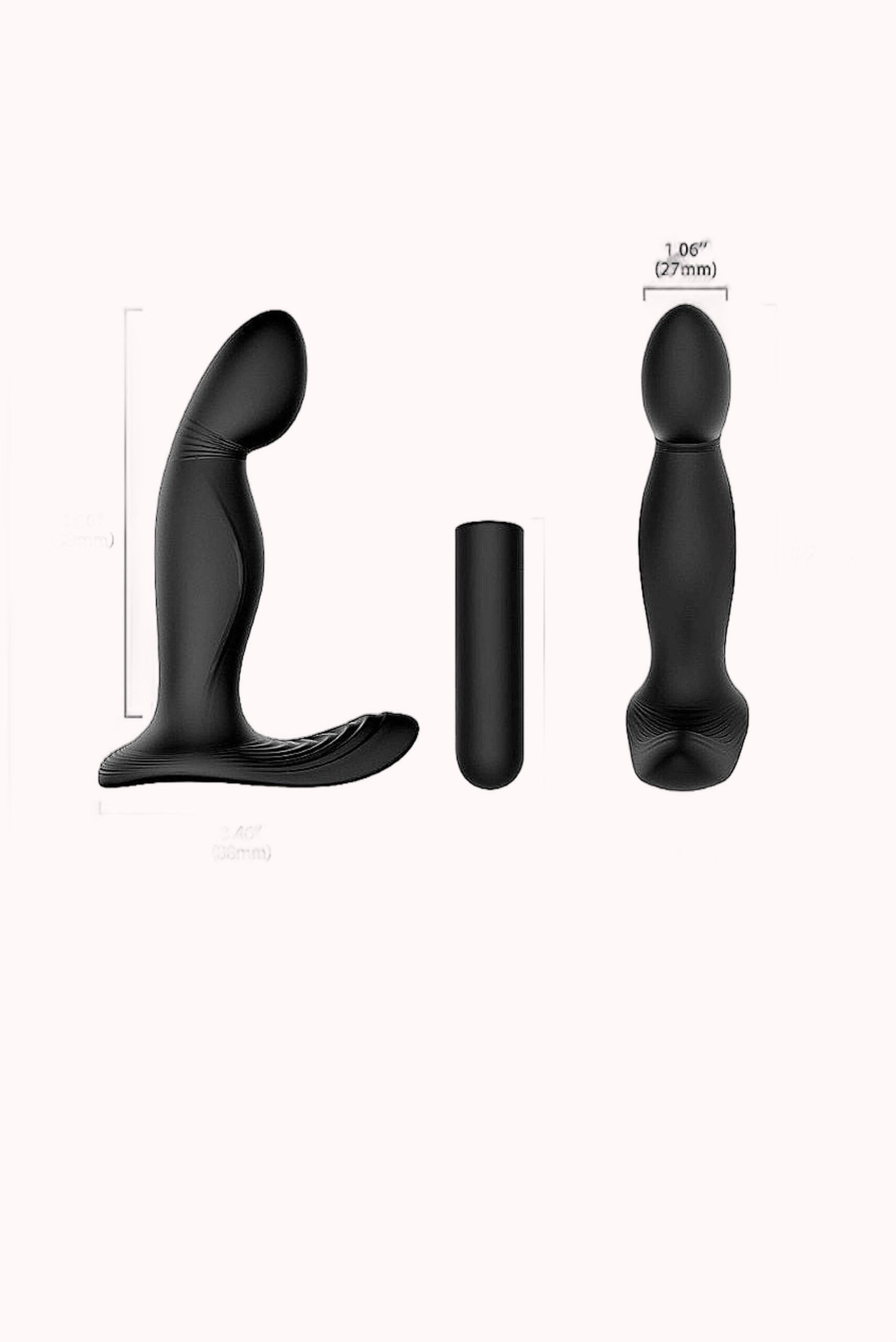Plug Estimulador de Próstata com Vibrador – 9 Modos de Vibração – Doce Malícia