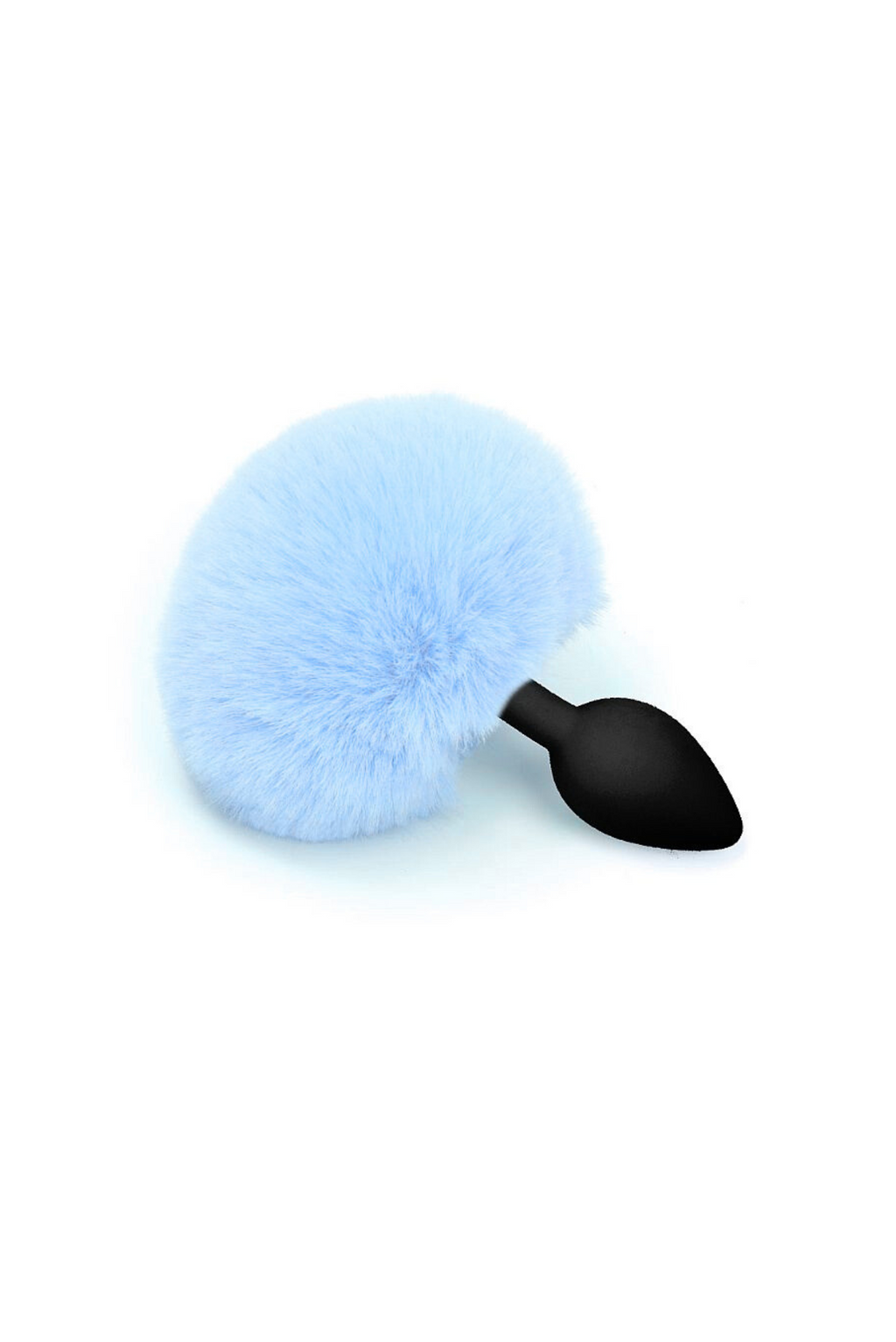 Plug Anal em Silicone Pompom em Preto – Doce Malícia