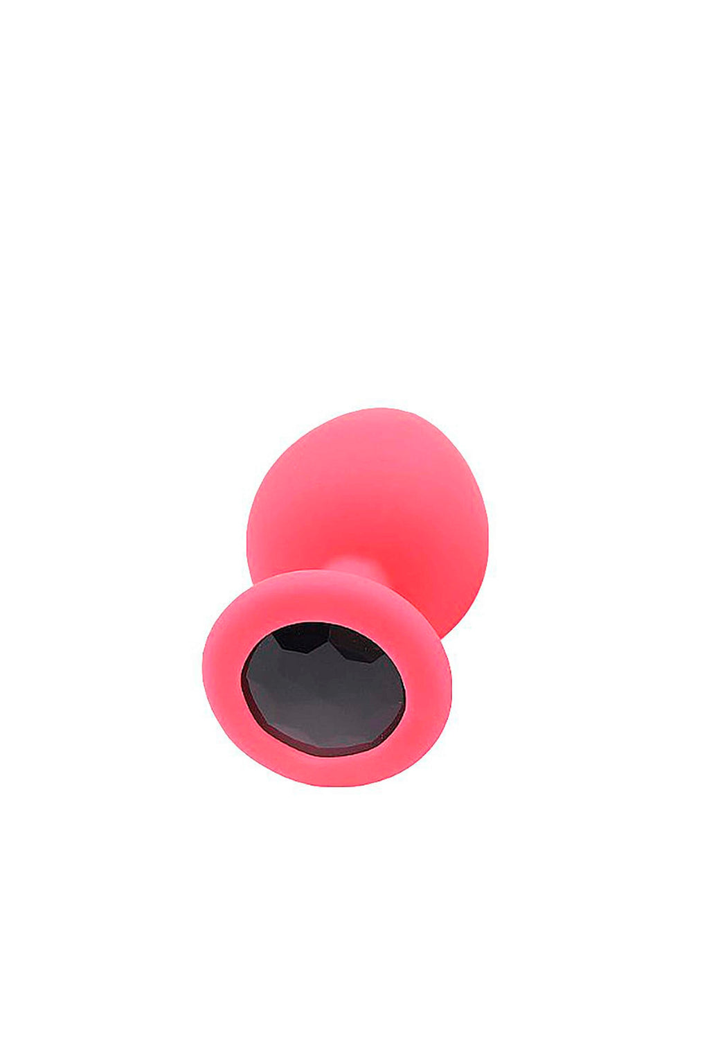 Plug Anal de Silicone com Joia em Vermelho – Doce Malícia