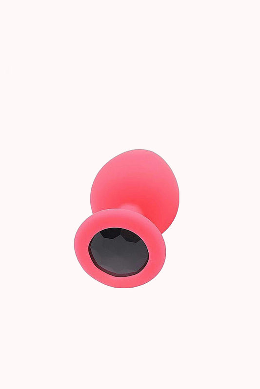 Plug Anal de Silicone com Joia – Doce Malícia