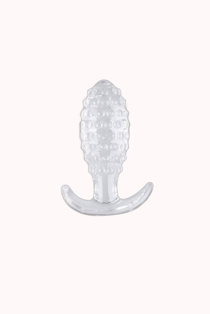 Plug Anal em Silicone c/ Textura de Bolinha – 12,0×4,0cm – Doce Malícia