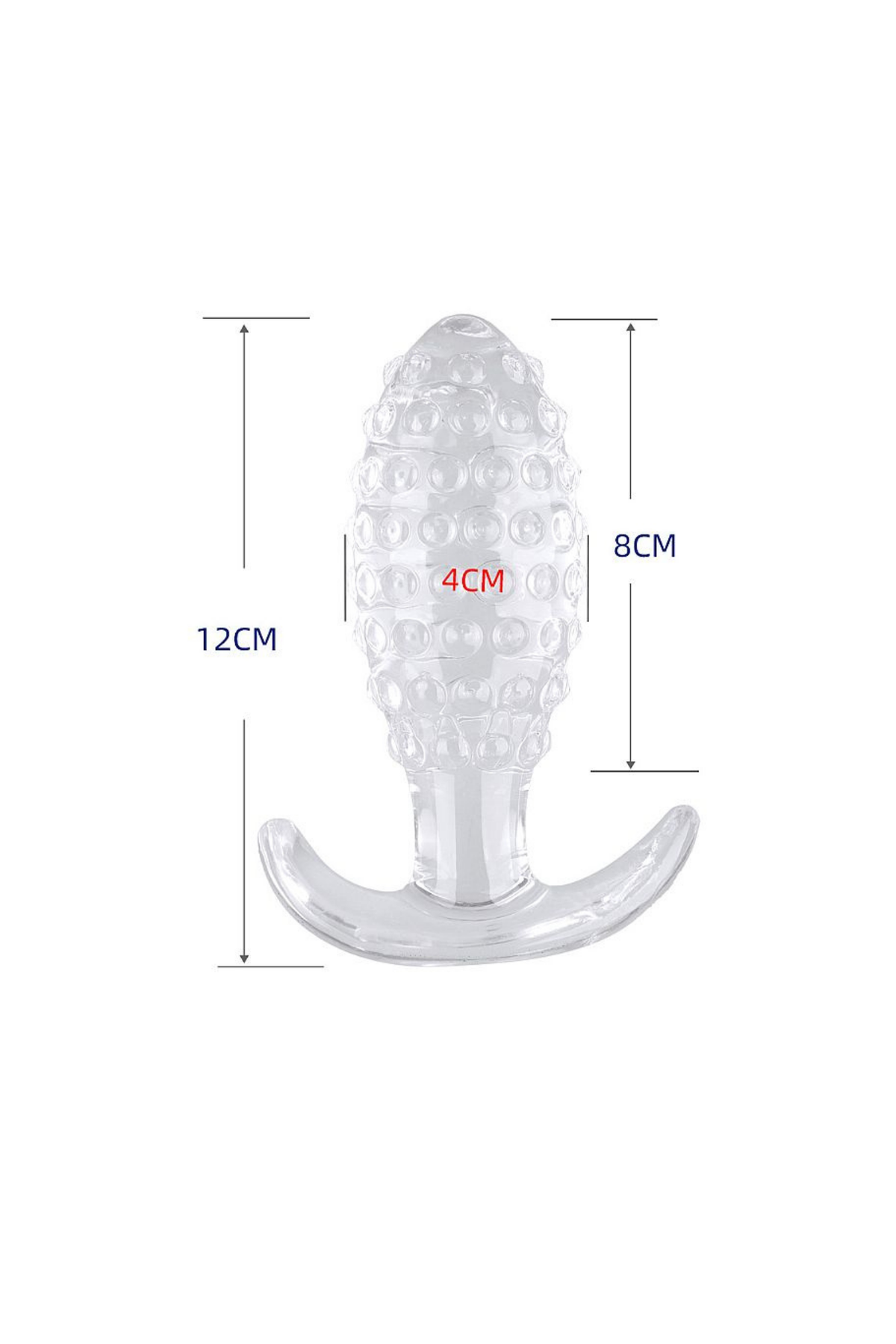 Plug Anal em Silicone c/ em rosa – Doce Malícia