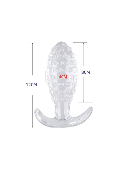 Plug Anal em Silicone c/ em rosa – Doce Malícia