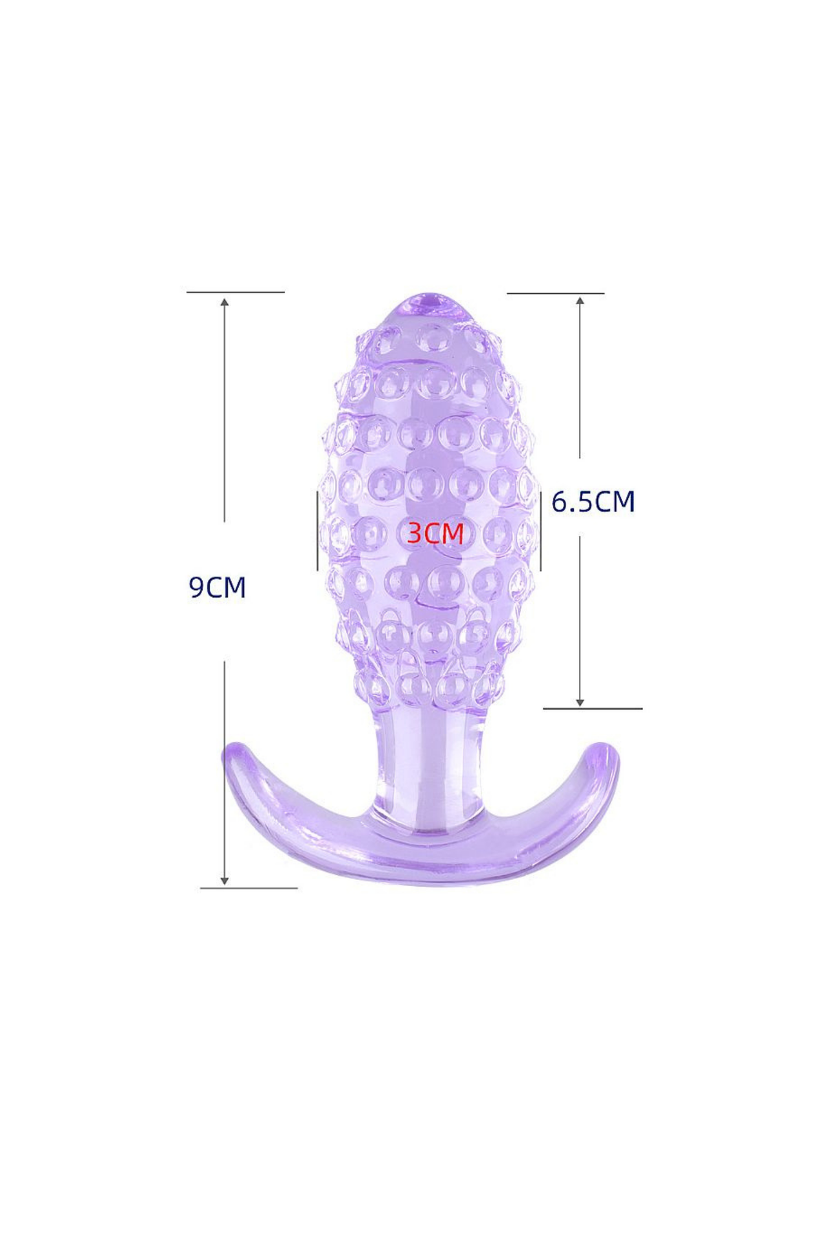 Plug Anal em Silicone c/ em rosa – Doce Malícia